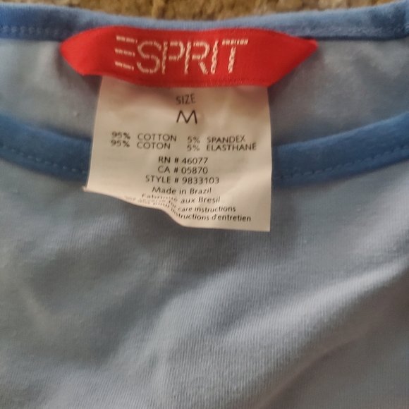 NWT Vintage ESPRIT LONG SLEEVE SHIRT SZ. M (7) - Picture 2 of 2